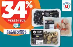 Hyper U SUR LA GAMME COQUILLAGES U offre