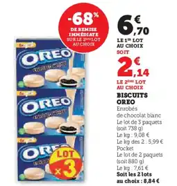 Hyper U biscuits oreo offre