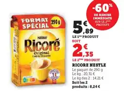 Hyper U Ricore nestle offre