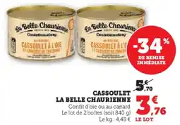 Hyper U Cassoulet la belle chaurienne offre