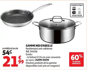 Auchan Gamme nid d'abeille offre