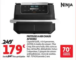 Auchan NINJA Friteuse a air chaud af550eu offre