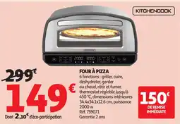Auchan KITCHENCOOK Four à pizza offre