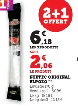 Hyper U Fuetec original elpozo offre