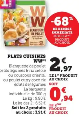 Hyper U Plats cuisines offre