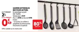 Auchan ACTUEL Gamme ustensiles recyclés offre