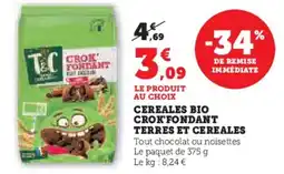 Hyper U Cereales bio crok'fondant offre