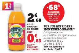 Hyper U Pur jus refrigere montebelo brasil offre
