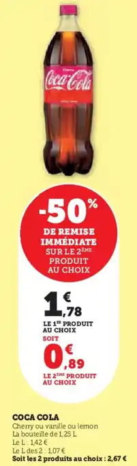 Hyper U Coca cola offre