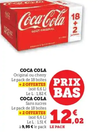 Hyper U Coca cola offre