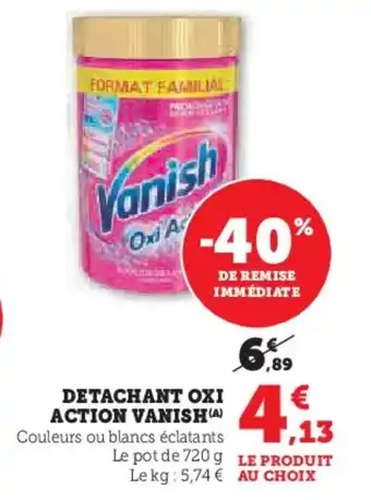 Hyper U Detachant oxi action vanish offre