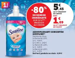 Hyper U Assouplissant concentre soupline offre