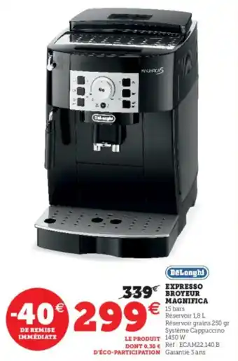 Expresso broteur magnifica