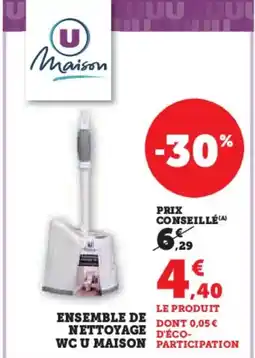 Hyper U Ensemble de nettoyage wc u maison offre