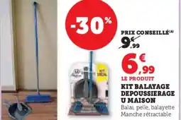 Hyper U Kit balayage depoussierage u maison offre