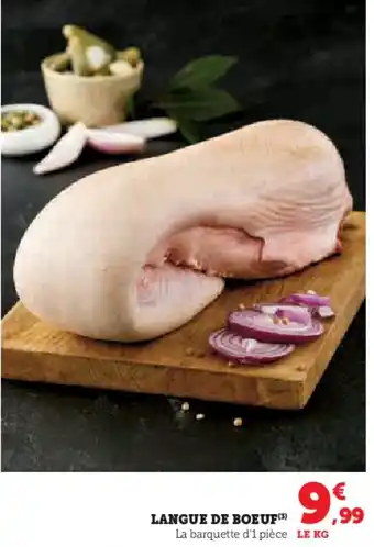 Hyper U Langue de boeuf offre