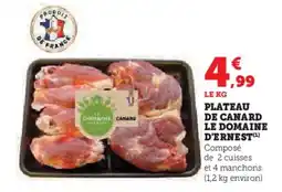 Hyper U Plateau de canard le domaine d'ernest offre