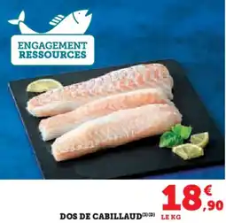 Hyper U Dos de cabillaud offre