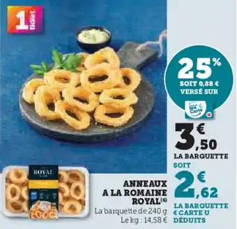 Hyper U Anneaux a la romaine royal offre