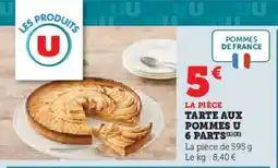 Hyper U Tarte aux pommes u 6 parts offre