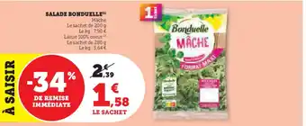 Hyper U SALADE BONDUELLE offre
