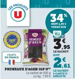 Hyper U Pruneaux d'agen igp u offre