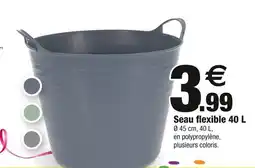 Bazarland Seau flexible 40 L offre