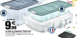 Bazarland La boîte de rangement Roller Box offre