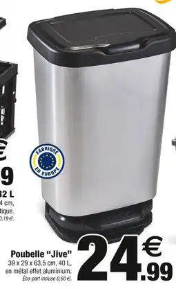 Bazarland Poubelle Jive offre
