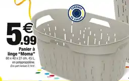 Bazarland Panier à linge Moma offre
