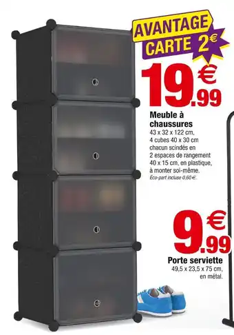 Bazarland Meuble à chaussures offre