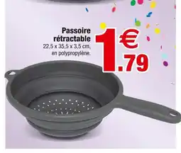 Bazarland Passoire rétractable offre