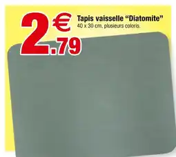 Bazarland Tapis vaisselle Diatomite offre