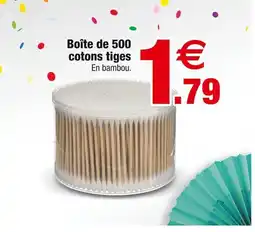 Bazarland Boîte de 500 cotons tiges offre