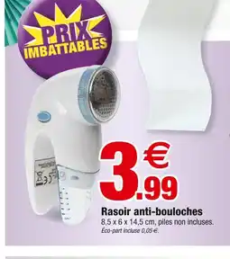 Bazarland Rasoir anti-bouloches offre