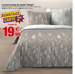 Bazarland La parure housse de couette Pampa offre