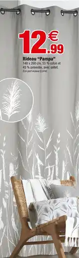 Bazarland Rideau “Pampa” offre