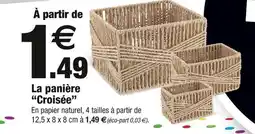 Bazarland La panière Croisée offre