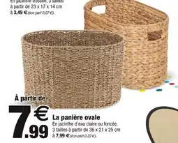 Bazarland La panière ovale offre