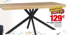 Bazarland Table Spider 8 personnes offre
