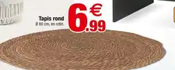 Bazarland Tapis rond offre