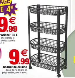 Bazarland Chariot de cuisine offre