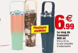 Bazarland Le mug de transport 900 ml offre