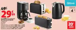 Auchan QILIVE Set full black offre