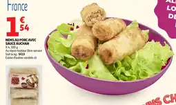 Auchan AUCHAN Nems au porc avec sauce offre