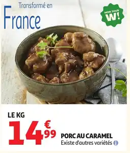Auchan Porc au caramel offre