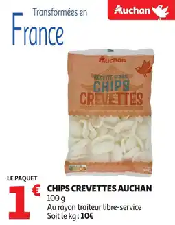 Auchan AUCHAN Chips crevettes offre