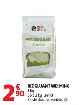 Auchan WEI MING Riz gluant offre