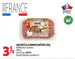 Auchan MAÎTRE COQ Haché á la dinde offre