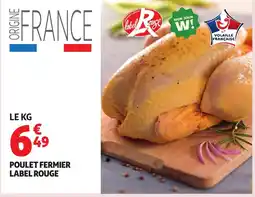 Auchan LABEL ROUGE Poulet fermier offre